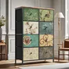 Komoda retro ProximaX z 8 szufladami - Solidna stalowa Podgląd zdjęcia produktu 12