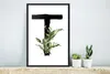 MuchoWow® MuchoWow® Gerahmtes Poster Buchstabe T - Alphabet Produktbild-Vorschau 5