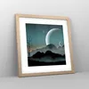 Gerahmtes Poster - Rahmen in heller Eiche - Himmel Nacht Produktbild-Vorschau 8