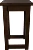 Rustikaler 80 cm | Nussbaum Teakholz Hocker Sitzhocker Produktbild-Vorschau 2