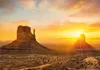 Wallario Poster - Monument bei Sonnenuntergang, Kunstdruck Produktbild-Vorschau 1
