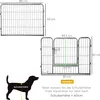 PawHut – výběh pro štěňata, 16-úhelníkový, výška 60 cm, Náhled obrázku produktu 3