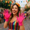 Rosa Handschuhe - Paar Handschuhe in rosa Produktbild-Vorschau 11