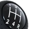Mazda 5, 2005-2013, versnellingspookknop, zwart, eco-leer, Productafbeelding-voorbeeld 4