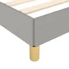 vidaXL Bettgestell Hellgrau 200x200 cm Stoff -  Betten & Produktbild-Vorschau 8