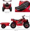 HOMCOM Dziecięcy Quad Elektryczny 6V Dziecięcy Quad z Podgląd zdjęcia produktu 3