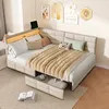 Postel INONEFT, 140x190 cm, čalouněná, s LED osvětlením a Náhled obrázku produktu 2