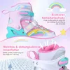Pattini a rotelle COSTWAY Rainbow per bambini, regolabili Anteprima dell’immagine prodotto 6