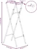 vidaXL Pied de table de bar pliable argenté 45x53x108 cm Voir les images du produit 3