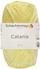 A ball of yellow yarn with a label. Produktbild-Vorschau