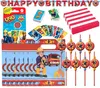 Fireman Sam - Detský narodeninový set (38 kusov) Girlanda Náhľad obrázku produktu 1