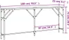 vidaXL Konsola dąb sonoma 180x23x75 cm materiał Podgląd zdjęcia produktu 7