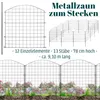 Zaun Gartenzaun Steckzaun Teichzaun für Garten Teich 12 Produktbild-Vorschau 2