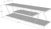 Skye Decor, Canaz v2 - Blanc, Noir, Meubles TV, Blanc, 120 Voir les images du produit 4