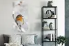 MuchoWow® Poster Vogel - Rotkehlchen - Winter 60x120 cm - Produktbild-Vorschau 4