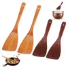 4 Stück Pfannenwender Holz Set, 33 cm Holzspatel Zum Kochen Produktbild-Vorschau 1
