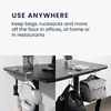 kwmobile Taschenhalter für Tisch - 2x Handtaschenhalter für Produktbild-Vorschau 5
