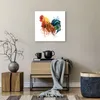 Poster - Poster ohne Rahmen - Hahn Ilustration Tier Farben Produktbild-Vorschau 6
