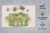 MuchoWow® Mauspad Mousepad Dschungel - Tiere - Bäume 27x18 Produktbild-Vorschau 2