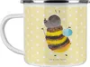 Mr. & Mrs. Panda Teetasse Hummel flauschig - Gelb Pastell - Produktbild-Vorschau 1