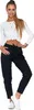 WOMEN'S DRESS PANTS Klassisch Schwarz Gerade Ohne Bund Produktbild-Vorschau 3