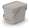 Poubelle System Collec 6 L avec couvercle brun clair Voir les images du produit 1