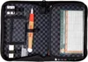 An open pencil case with various stationery items inside. Anteprima dell’immagine prodotto