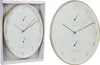 Wanduhr für Wohnzimmer weiß rund 34 cm Produktbild-Vorschau 3