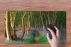 MuchoWow® Mauspad Mousepad Wald - Weg - Blumen 60x30 cm - Produktbild-Vorschau 3