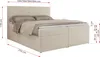 MKS MEBLE Boxspringbett, Polsterbett JAGUAR mit Produktbild-Vorschau 8