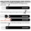 Gürtel Ledergürtel Schwarz 4cm breit Vollleder Jeansgürtel Produktbild-Vorschau 6