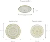 CreaTable, 23607, Mandala biela, sada tanierov 12 ks, Náhľad obrázku produktu 1