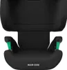 A close-up, top-down view of a black car seat. Produktbild-Vorschau