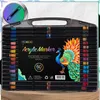 Acrylmarker, 60 Farben, Set im Etui, Pinselstifte mit Produktbild-Vorschau 6