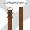 Strap-it Lederarmband - passend für Garmin Lily (braun) Produktbild-Vorschau 4