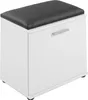 riess-ambiente Moderne Sitzbank JUSTUS 50cm weiß Kunstleder Produktbild-Vorschau 1