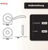 DOMINO Türgriff Drückergarnitur WC -Badezimmer Set | Produktbild-Vorschau 4