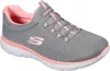 Skechers Summits - Grau / Pink Polyester Größe: 38 Normal Produktbild-Vorschau 1