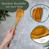 Kochlöffel aus Olivenholz 30 cm mit Ecke – Nachhaltiger Produktbild-Vorschau 4