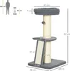Drapak dla kota PawHut 92 cm, drapak z drapakiem i Podgląd zdjęcia produktu 3