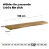 tømmermann Wandregal mit Baumkante Schweberegal massiv Produktbild-Vorschau 2