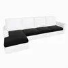 Sofa Überzug Samt für L-förmig Sofa mit 3 Einzelsitz und 1 Produktbild-Vorschau 7