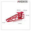 AREBOS 2x rampe d'accès avec cric hydraulique, plateforme Voir les images du produit 10
