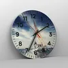Wanduhr - Rund - Glasuhr - Segeln Yacht Reise - 30x30cm - Produktbild-Vorschau 4