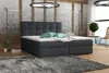 Boxspringbett Schlafzimmerbett ARTURO 160x200cm Stoff Soro Produktbild-Vorschau 1