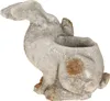 Antik Grau Beton Hase Blumentopf Deko Outdoor Ostern Produktbild-Vorschau 4