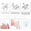 12 Stück Transparent Haken Selbstklebend Wandhaken Produktbild-Vorschau 3