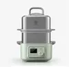 A product shot of a multi-tiered food steamer. Produktbild-Vorschau