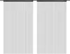 vidaXL Tende a corda 2 pezzi 100 x 250 cm Nero Anteprima dell’immagine prodotto 10
