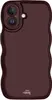 Glossy Wavy Hülle Burgundy  - Kompatibel mit iPhone 16 Produktbild-Vorschau 1